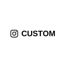 Load image into Gallery viewer, Custom Instagram Vinyl Sticker x 2