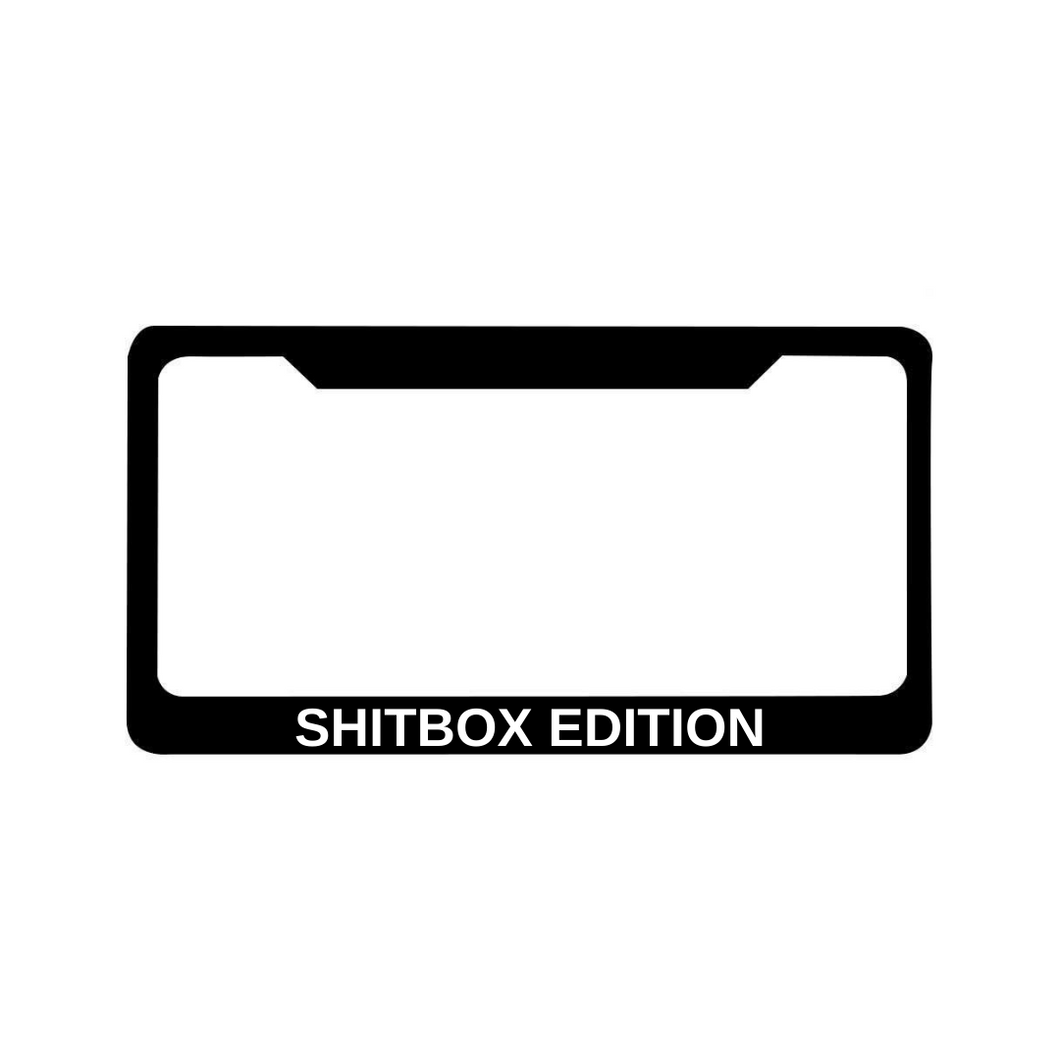 SHITBOX EDITION License Plate Frame