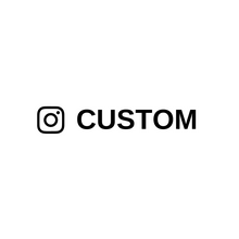 Load image into Gallery viewer, Custom Instagram Vinyl Sticker x 2
