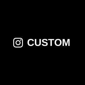 Custom Instagram Vinyl Sticker x 2