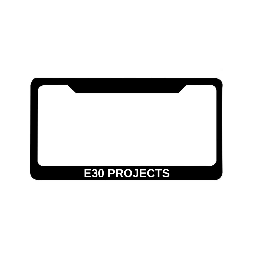 E30 PROJECTS LIMITED License Plate Frame